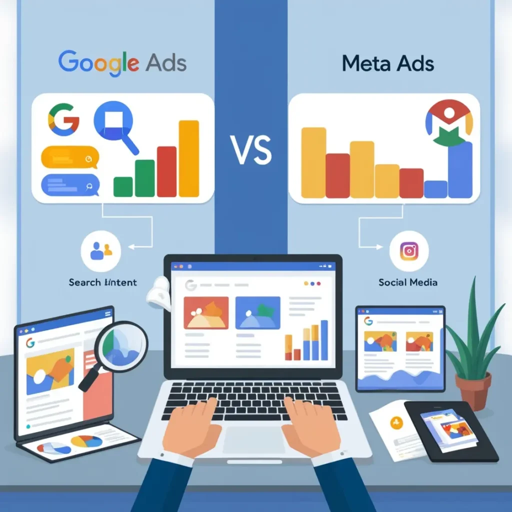 Google Ads vs Meta Ads